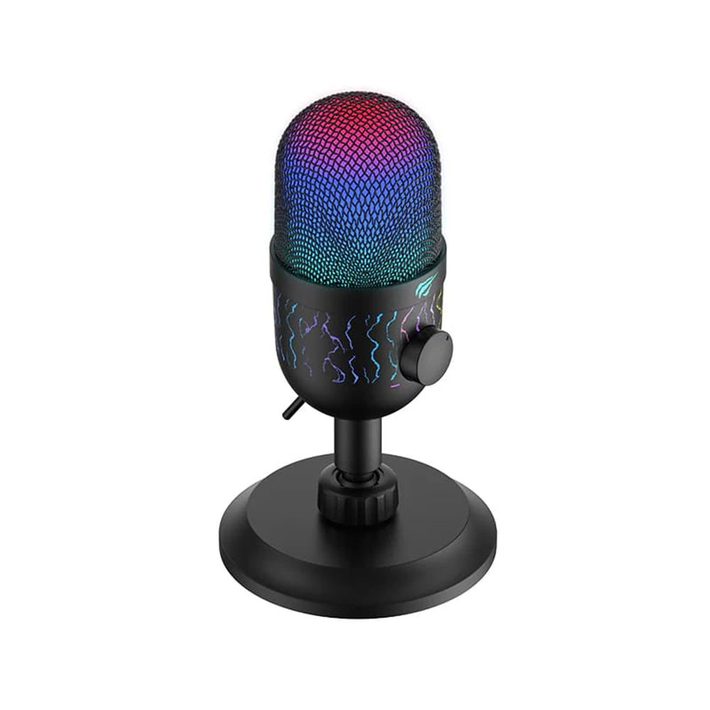 HAVIT GK52 Gaming Microphone, RGB, USB-A, 1.8m, Black
