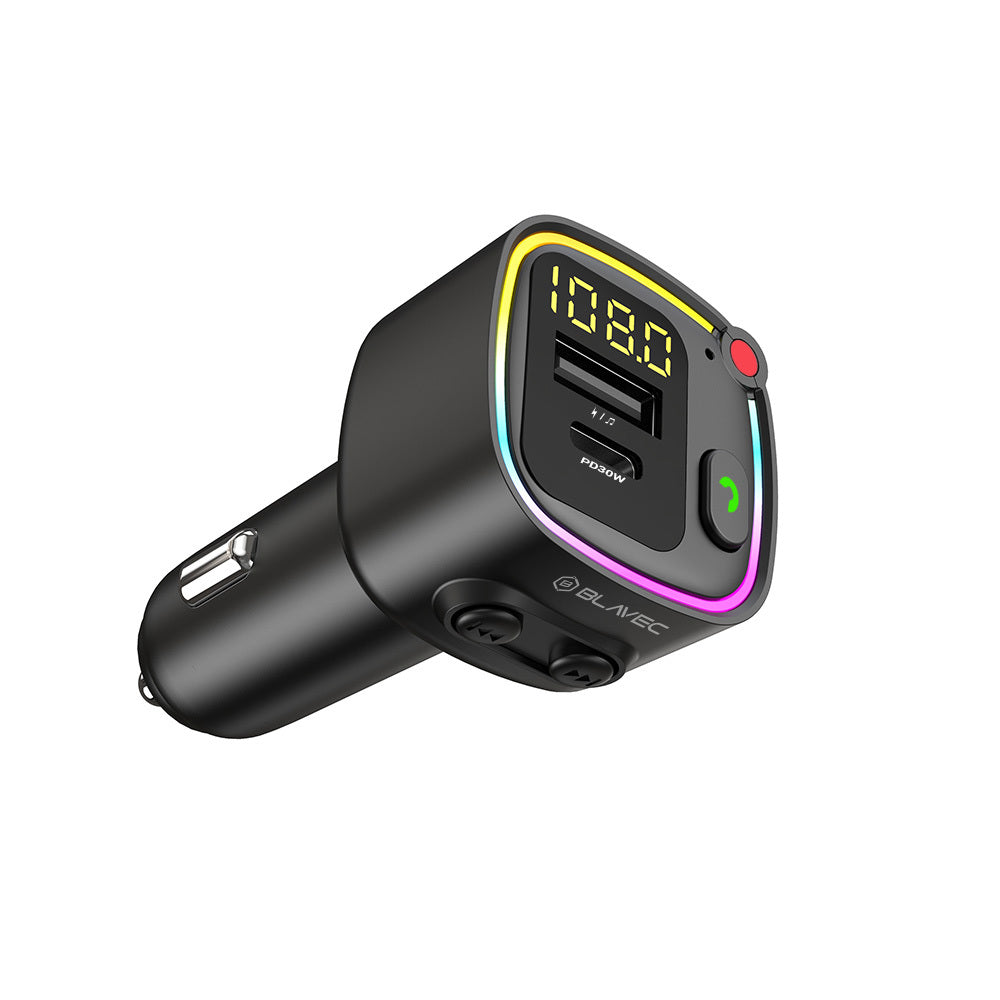 Blavec Flash TR-02 Bluetooth FM Modulator, 1 x USB-A - 1 x USB-C