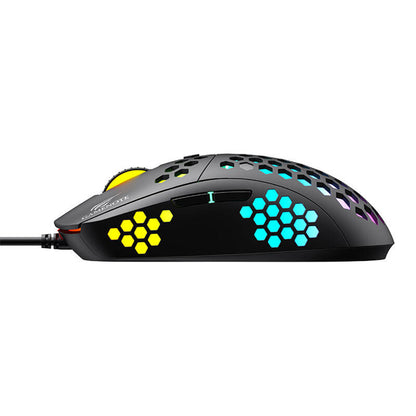 Wired USB Gaming Mouse HAVIT MS1032, RGB, 800DPI - 6400DPI, Black