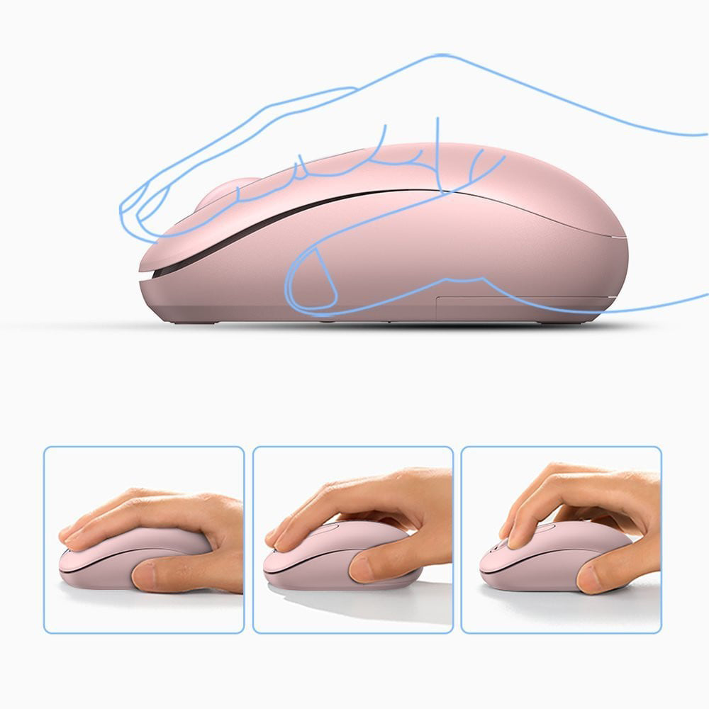 UGREEN MU105 Wireless Mouse, 2400DPI, Pink