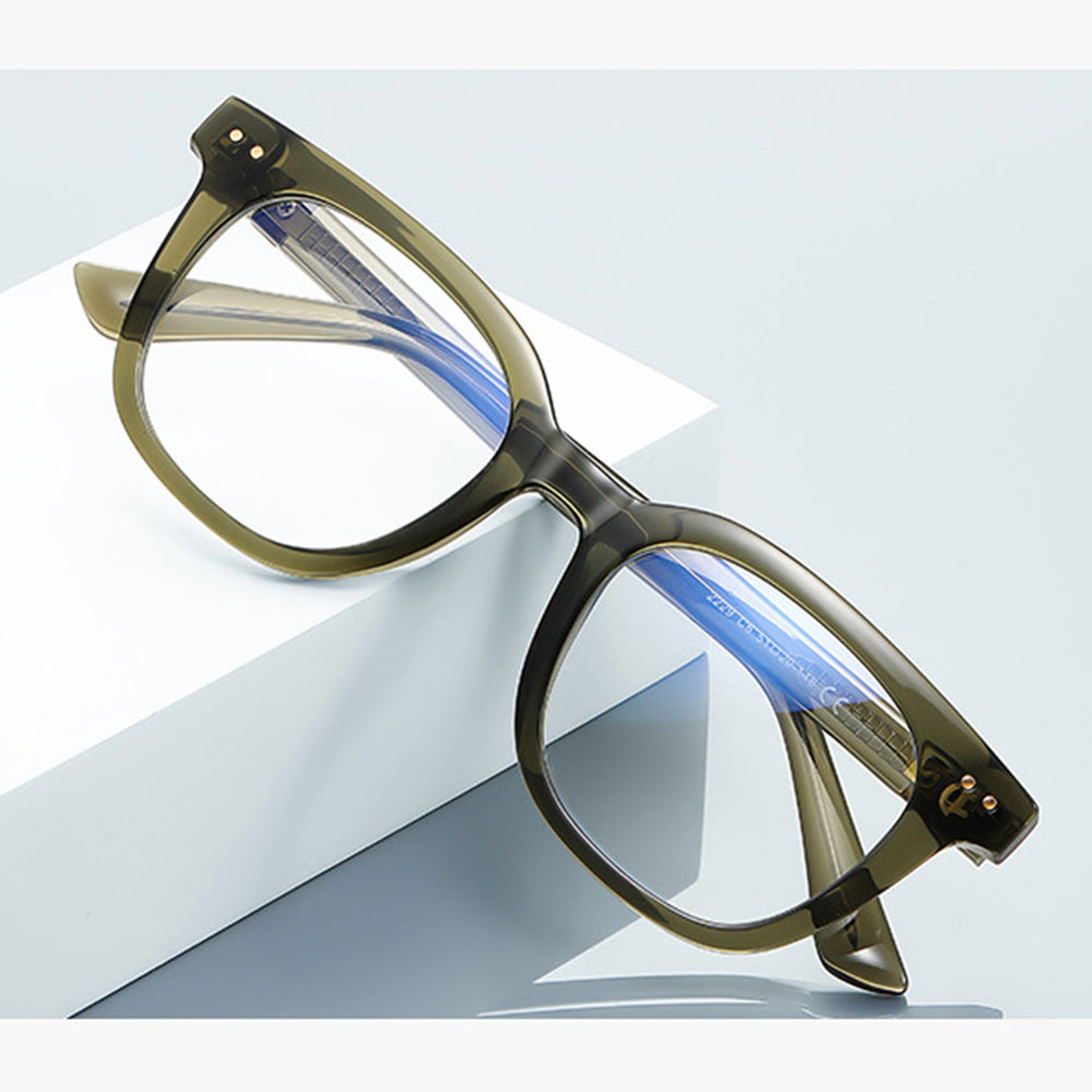 Techsuit 2229 Men's Computer Glasses, Anti-Blue Light, Gray