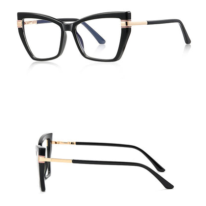 Techsuit 2269 Women's Computer Glasses, Anti-Blue Light, Black