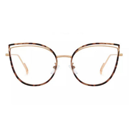 Techsuit Women's Computer Glasses F95597-C13, Anti-Blue Light, Cream Brown