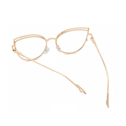 Techsuit Women's Computer Glasses F95597-C13, Anti-Blue Light, Cream Brown