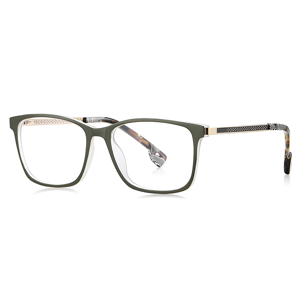 Techsuit LS202 Women's Computer Glasses, Anti-Blue Light, Green