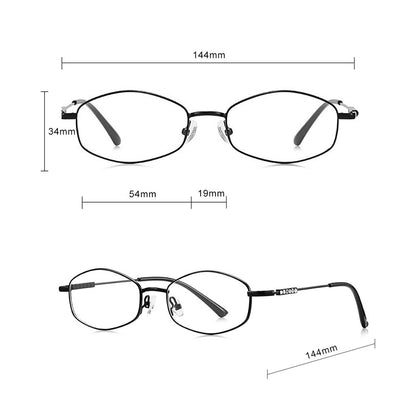Techsuit LS501 Women's Computer Glasses, Anti-Blue Light, Rose Gold