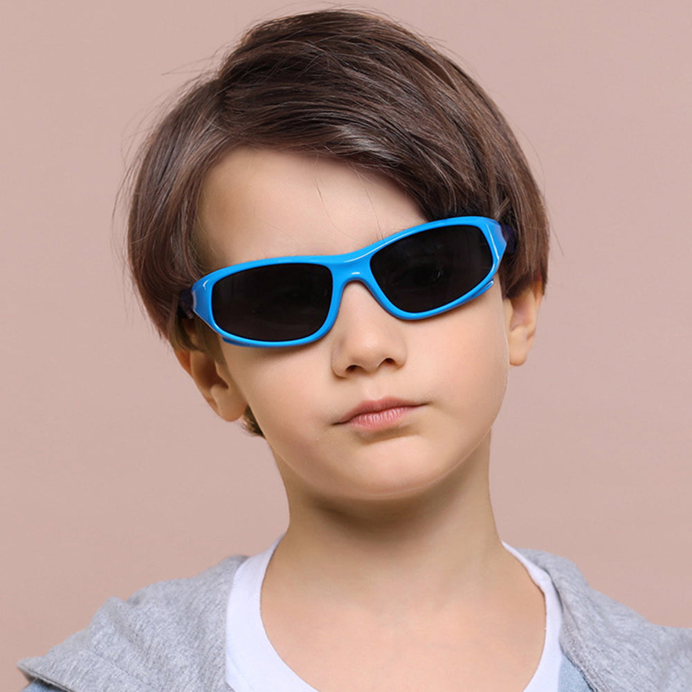 Techsuit 816-C13 Kids' Sport Sunglasses, Polarized, Black