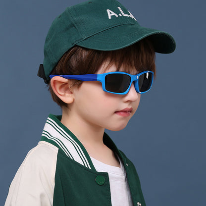 Techsuit 8202-C30 Kids' Sports Sunglasses, Polarized, Red Pink