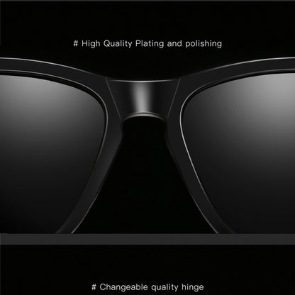 Men's Techsuit 0717 Sunglasses, Polarized, UV Protection, Black