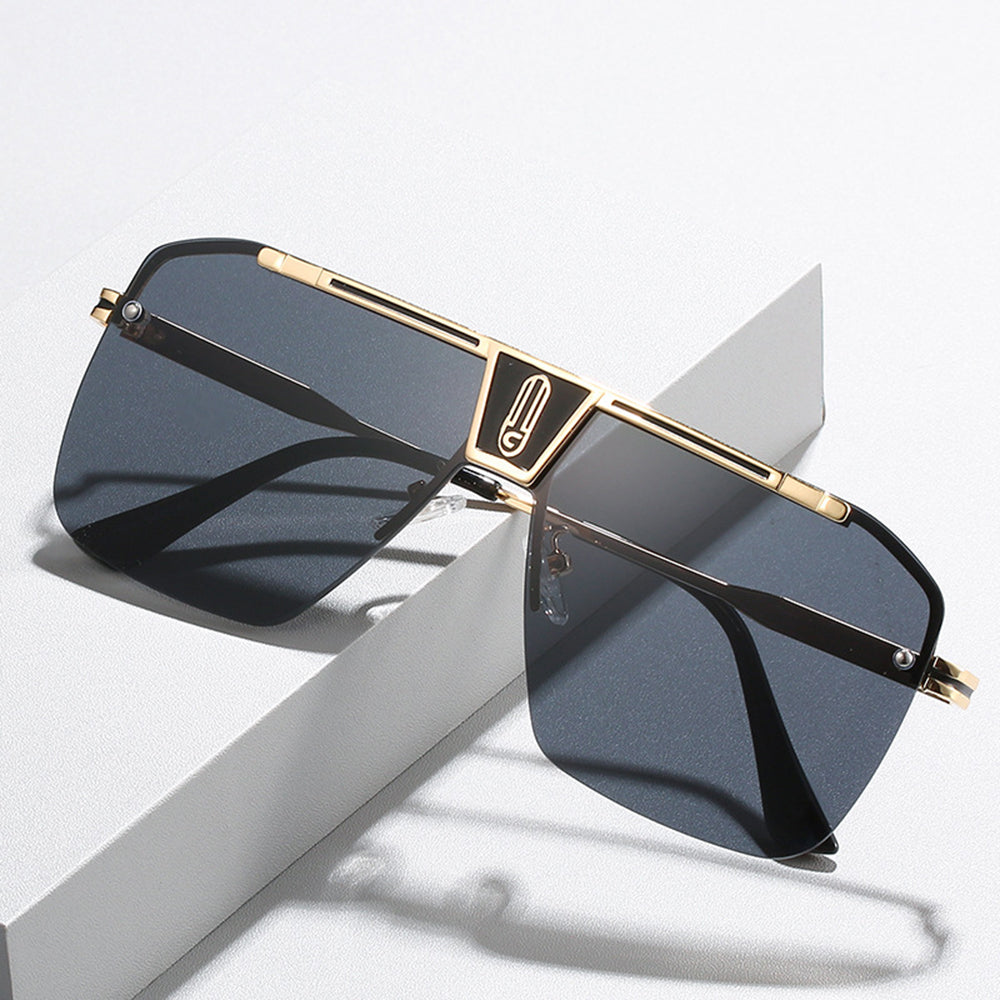 Men's Techsuit 2576 Sunglasses, Gold Blue Brown
