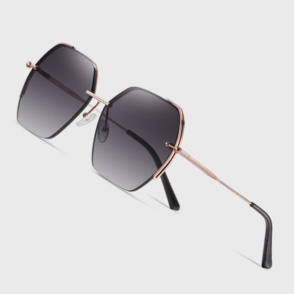 Techsuit Women's Sunglasses 8561, Pink Gold Purple Red