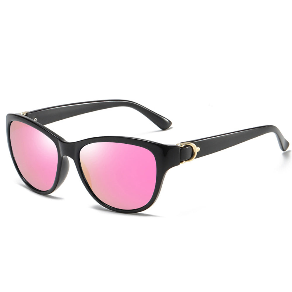 Techsuit A572 Women's Sunglasses, Polarized, UV Protection, Black Pink