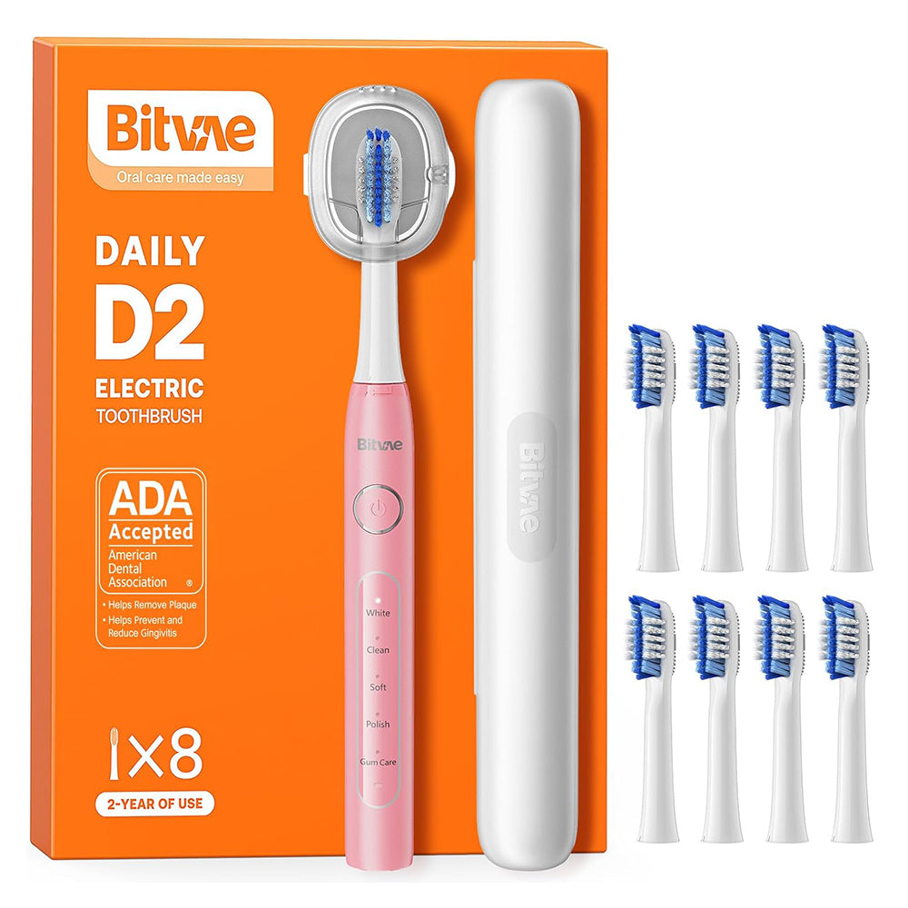Bitvae D2 Electric Toothbrush, Pink