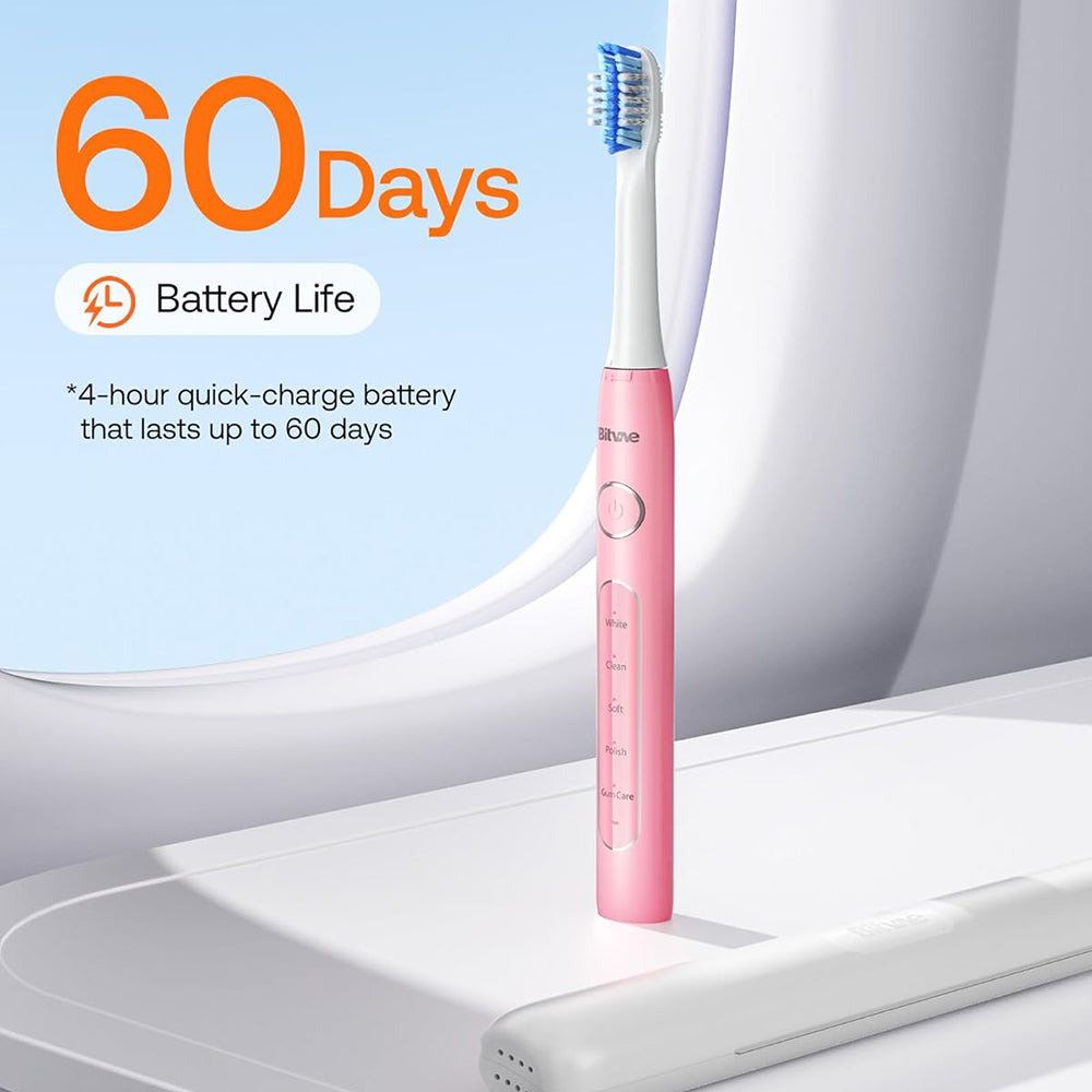 Bitvae D2 Electric Toothbrush, Pink