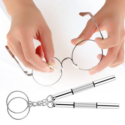 Silicone Nose Pads for Glasses and Techsuit ST1 Screwdriver, Set of 4 Pieces, Transparent