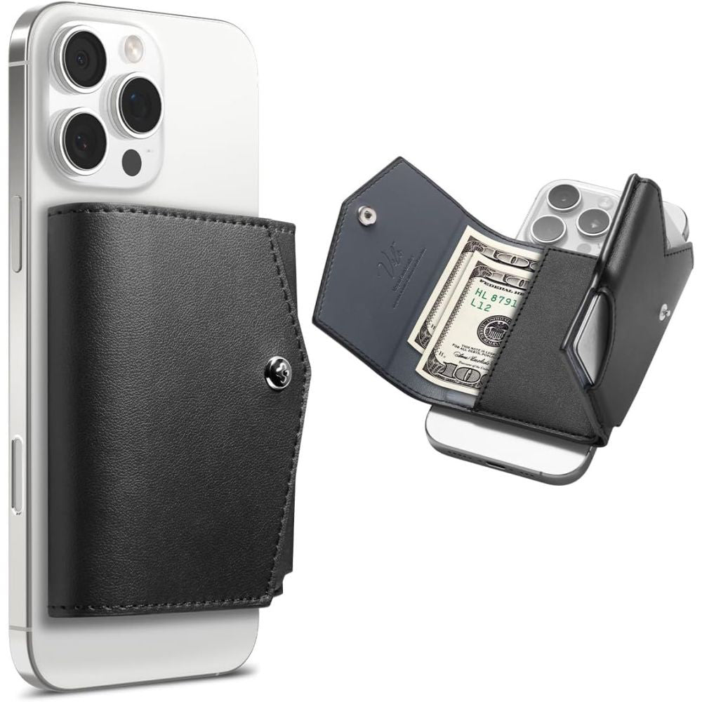 Magsafe Wallet, Spigen, Valentinus Pro, Black