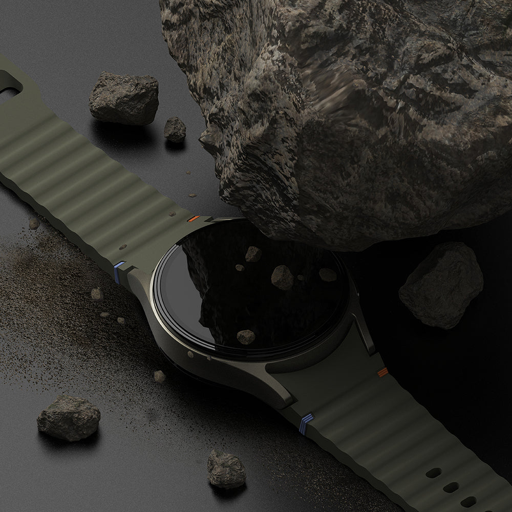 Ringke Styling Protection Frame for Samsung Galaxy Watch7 40mm, Model 5, Silver