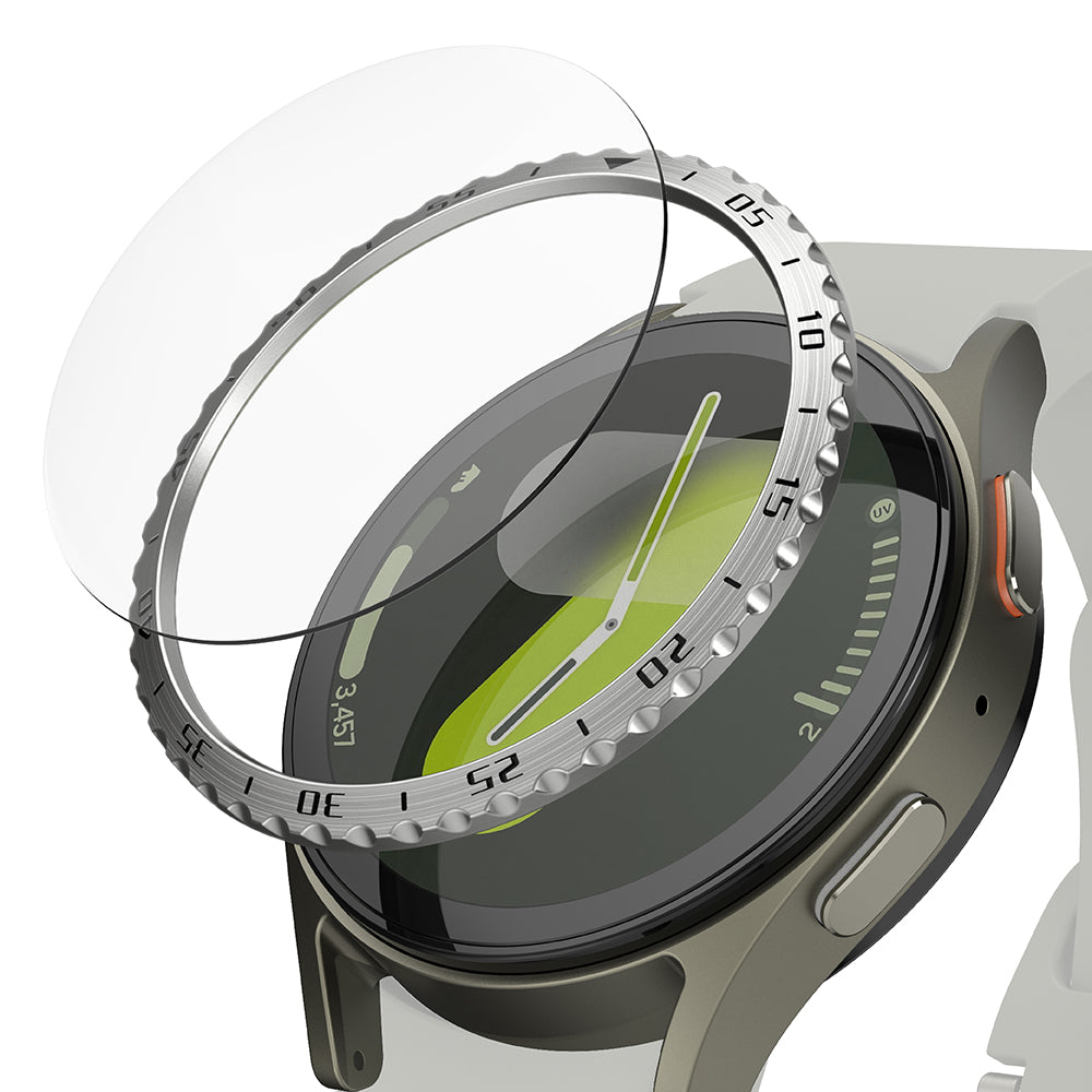 Ringke Styling Protection Frame for Samsung Galaxy Watch7 44mm, Model 5, Silver