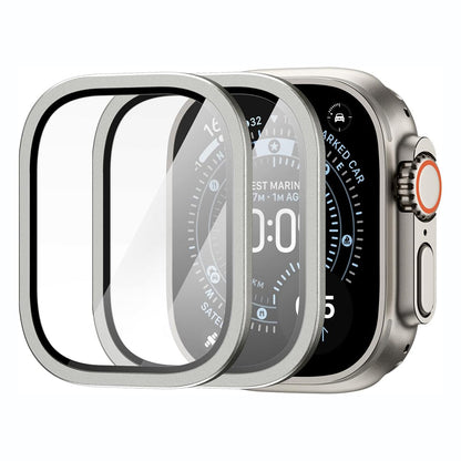 Spigen Tune with Glass Protective Case for Apple Watch Ultra Series, Silver ACS11595