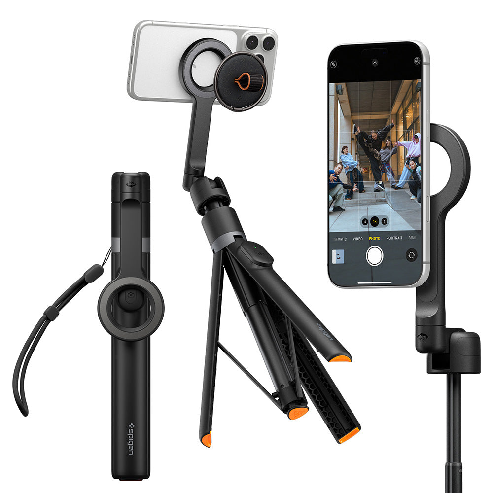 Selfie Stick Bluetooth Spigen S582W, Universal, Black AMP11372