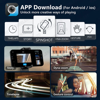 Selfie Stick Bluetooth Techsuit L18sMini, Universal, Black