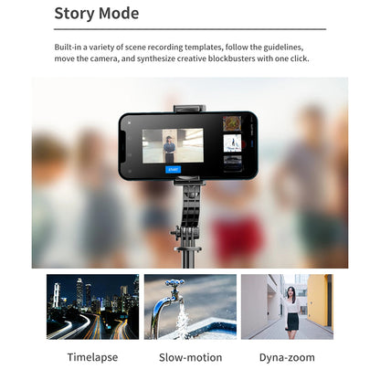 Selfie Stick Bluetooth Techsuit L19s, Universal, Black