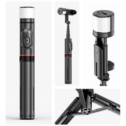Selfie Stick Bluetooth Techsuit Q12S, Universal, Black
