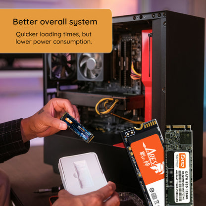 Solid State Drive (SSD) Dato, NVME M.2 2280, PCIe, 2TB, Black DP580-2TB