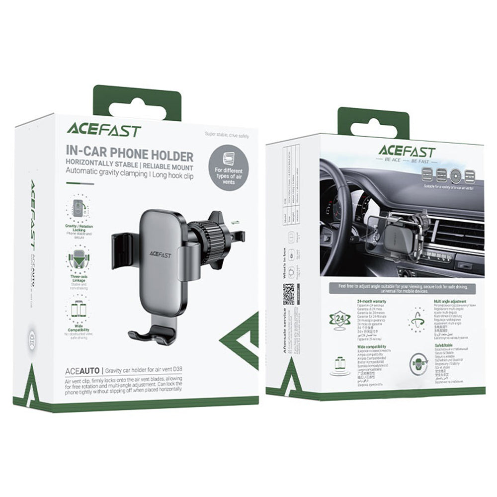 Acefast D38 Universal Car Holder, Grey