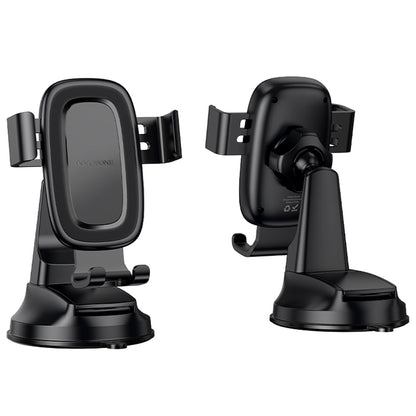 Borofone BH130 Follower Gravity Car Holder, 6.1inch - 7inch, Black