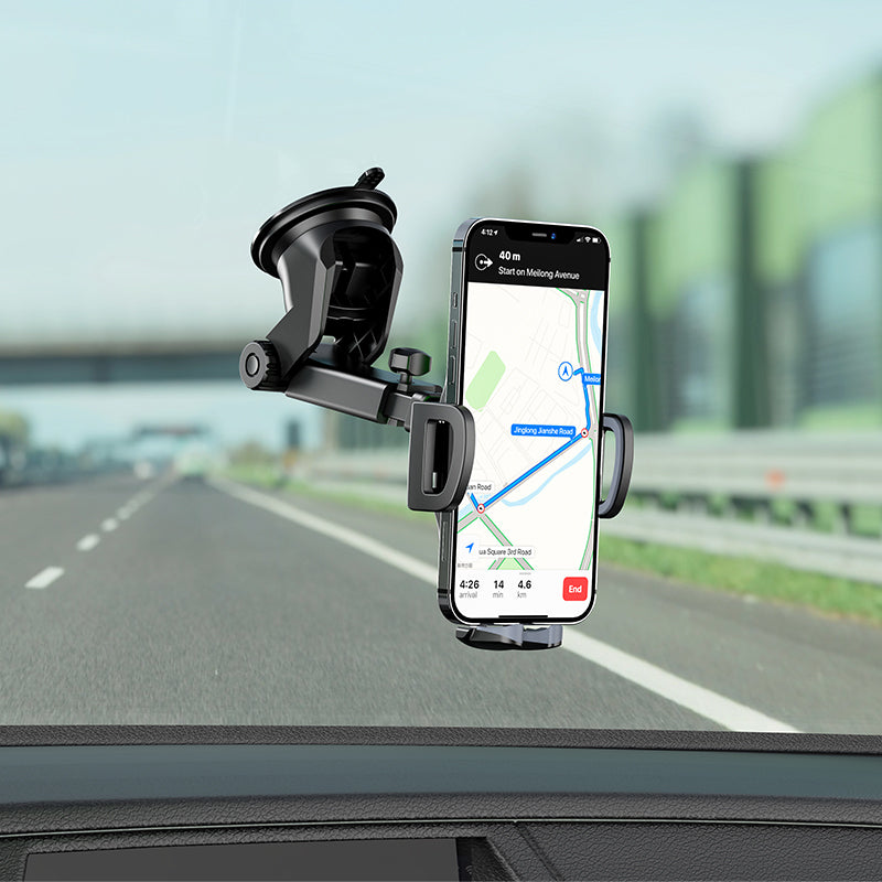 BH53 Windy Car Holder, 4.5inch - 6.7inch, Black 