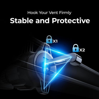 Lisen 2E781 Car Holder, Universal, Black YL0424040008