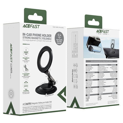 Acefast D64 Magnetic Car Holder, Universal, Black