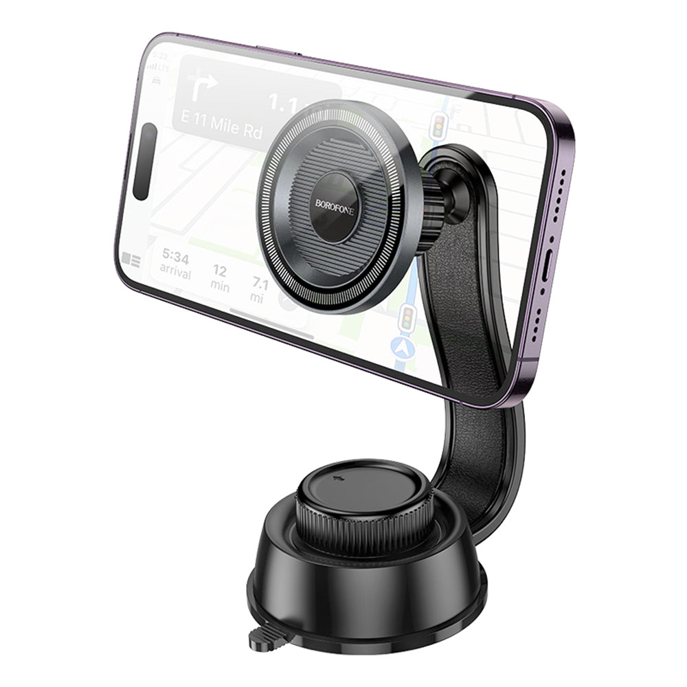 Magnetic Car Holder Borofone BH123 Profit, 4.5inch - 7inch, Black