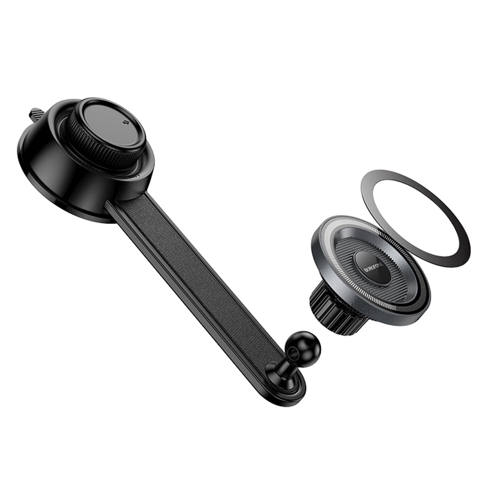 Magnetic Car Holder Borofone BH123 Profit, 4.5inch - 7inch, Black