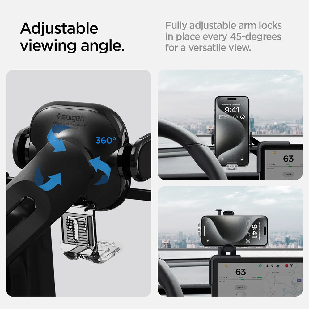 Spigen TAM100 Car Mount for Tesla Navigation, Black ACP07871