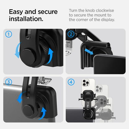 Spigen TAM100 Car Mount for Tesla Navigation, Black ACP07871
