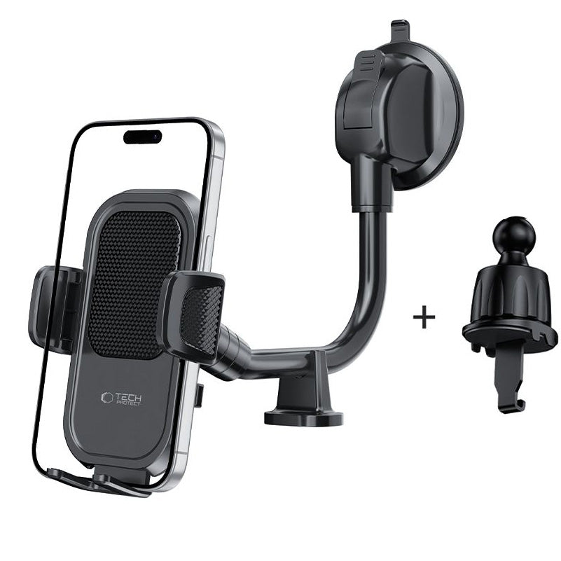 Tech-Protect V8-2 2in1 Universal Car Holder, Black