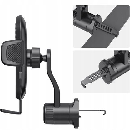 Tech-Protect V8 Rotary Vent Car Holder, Universal, Black