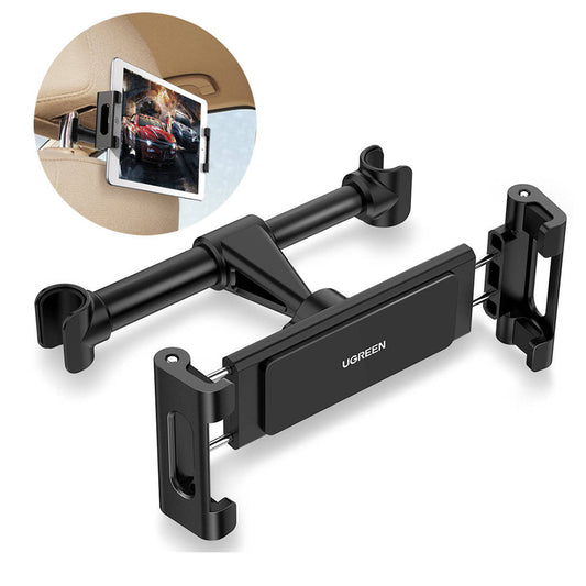 UGREEN LP160 (60108) Headrest Car Holder for Phone / Tablet, 4.7inch - 12.9inch, Black