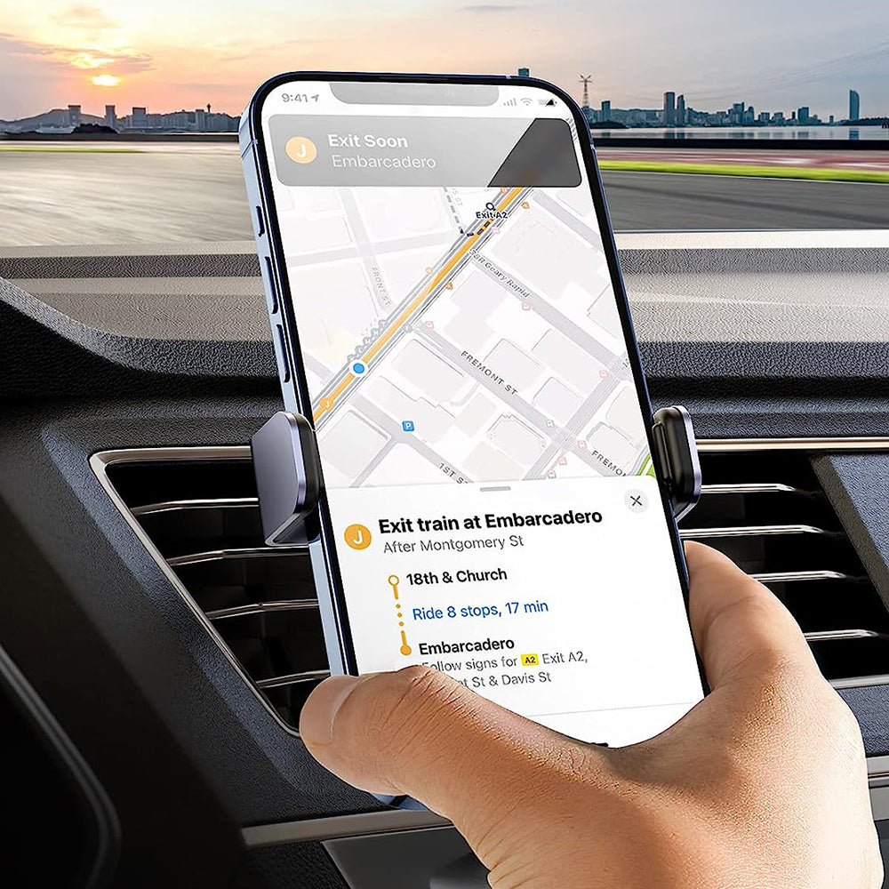 UGREEN LP120 Car Holder, 4.7inch - 7.2inch, Black