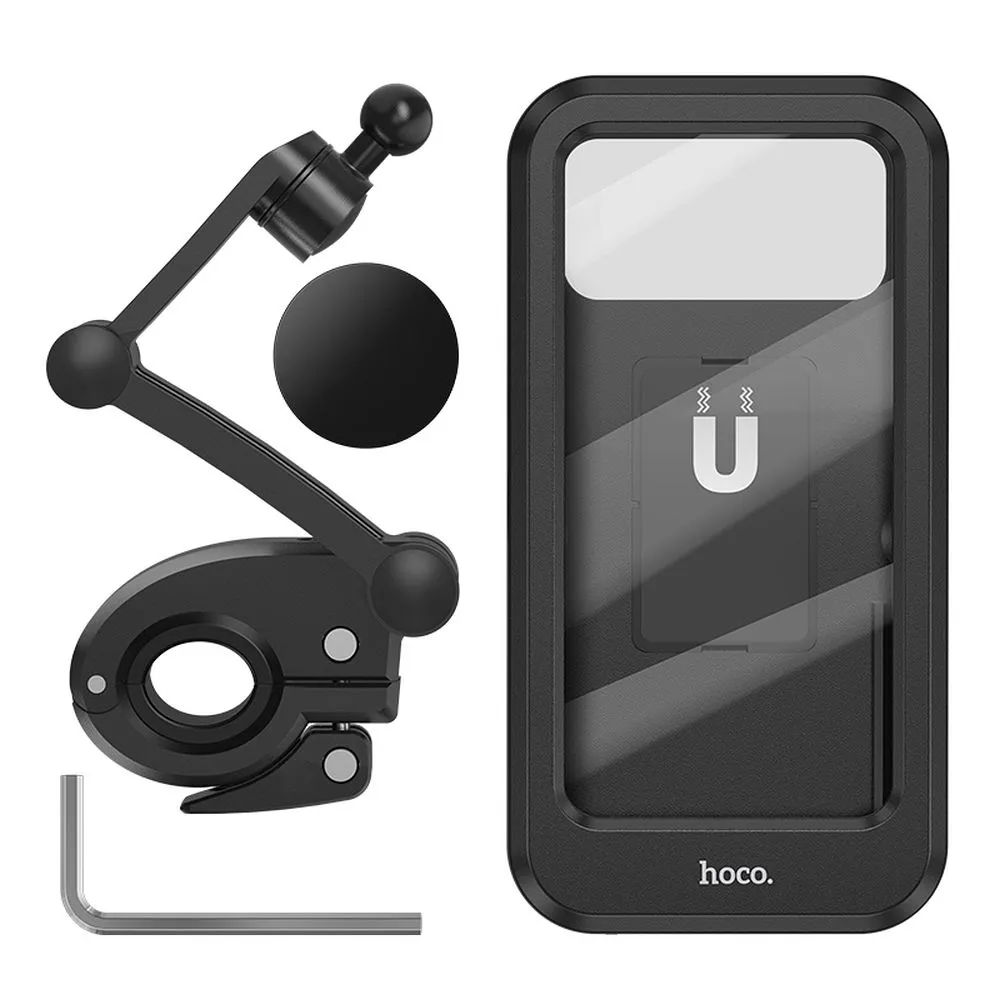 HOCO CA101 Bicycle Motorcycle Mount, 4.5inch - 7inch, Black