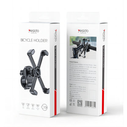 Yesido C191 Bicycle Holder, 4.5inch - 6.8inch, Black