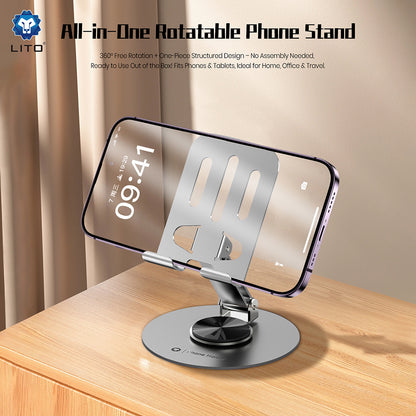 Lito LT-H01 Desk Stand, Universal, Grey
