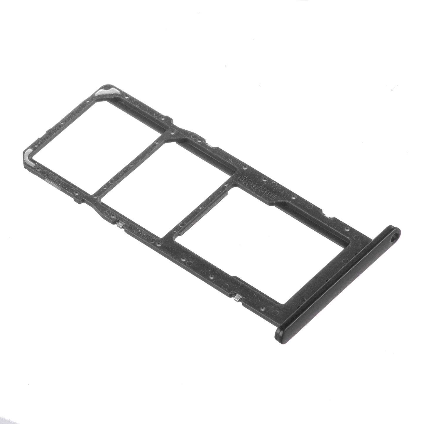 SIM Card Holder - Samsung Galaxy A02s A025F, Dual SIM, Black
