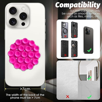 Techsuit SP-CUP Suction Cup Holder, Pink