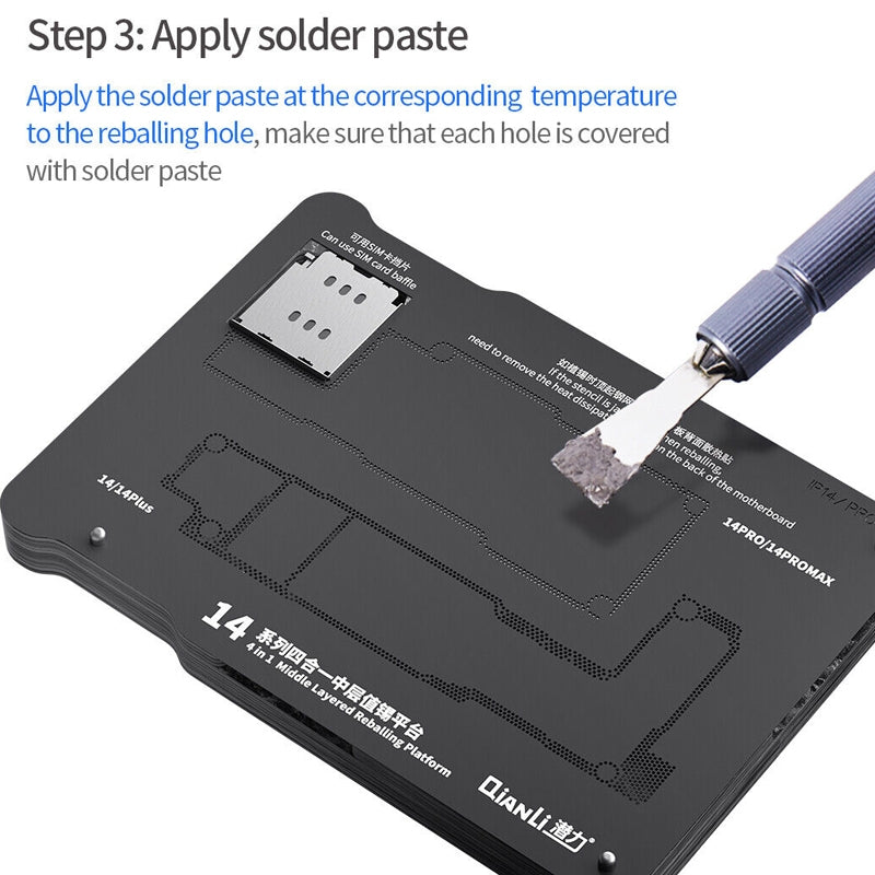 QIANLI Magnetic PCB Work Holder for Apple iPhone 15 Series
