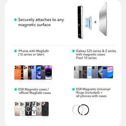 ESR HaloLock Ring Holder, White