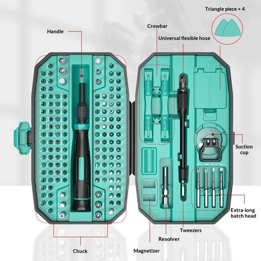 Jiafa MT-T152 Screwdriver, 152in1, Blue