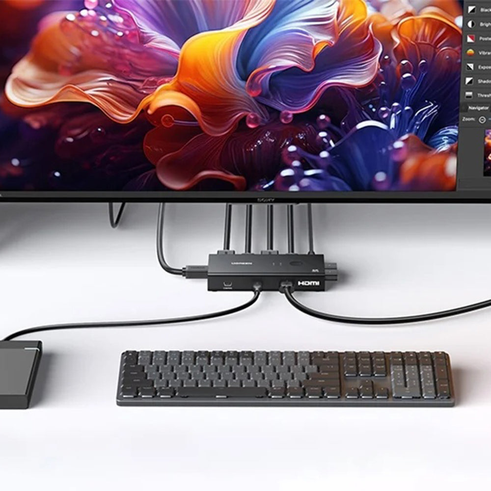 UGREEN AK502 HDMI Video Switch (45452), Black